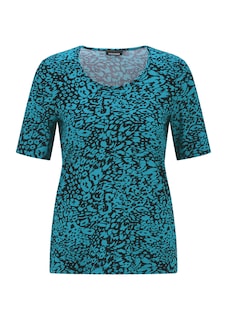T-shirt en viscose avec imprimé léopard thumbnail 6