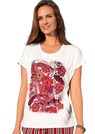 Elégant T-shirt avec motif à l'avant thumbnail 1