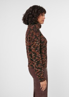 Rollkragenpullover in Melange-Optik thumbnail 4