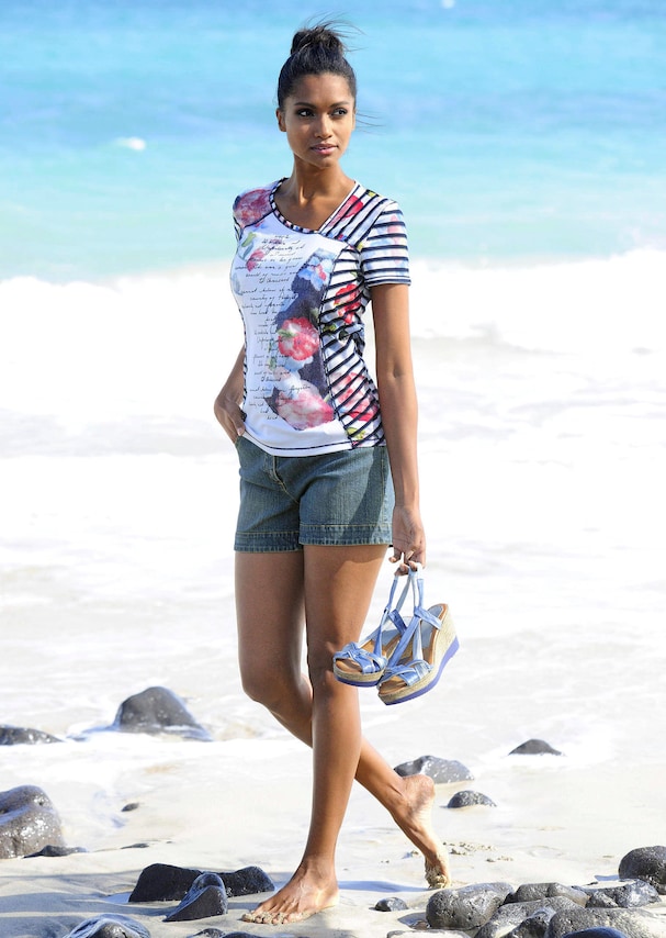 Jeans-Shorts im Used-Look 6