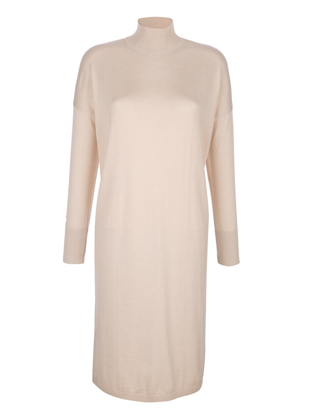 Strickkleid mit Stehkragen 3