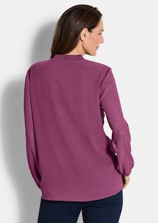 Chiffonbluse mit femininem Ausschnitt thumbnail 3