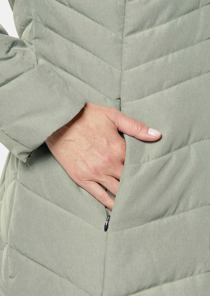 Warme Steppjacke in Jeansoptik 4