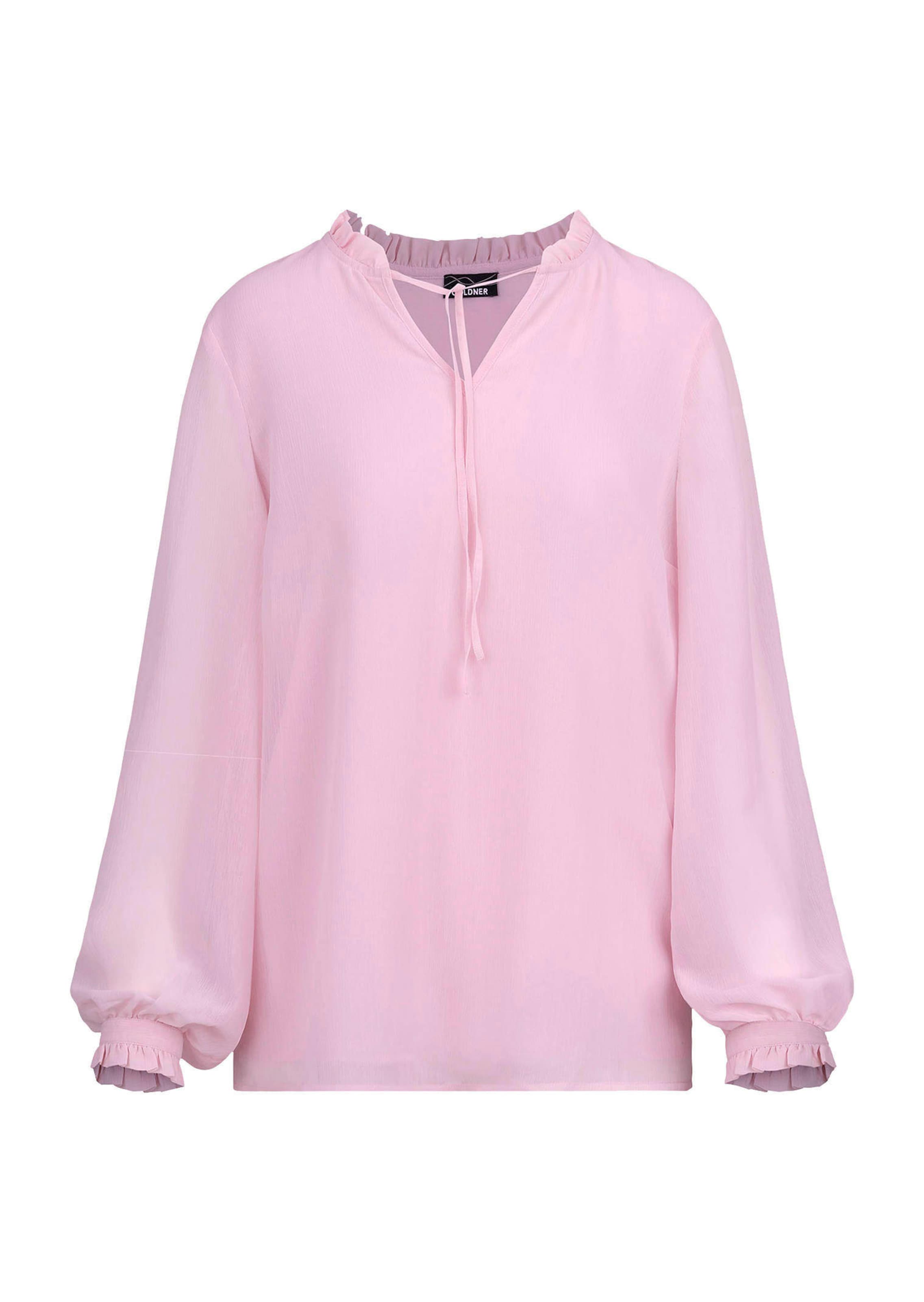 Crêpe blouse met ruches
