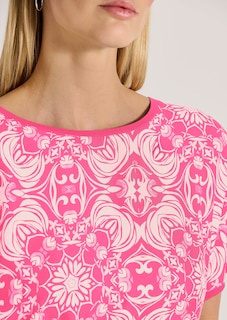 Relaxed summer top in a mixed-material design thumbnail 6