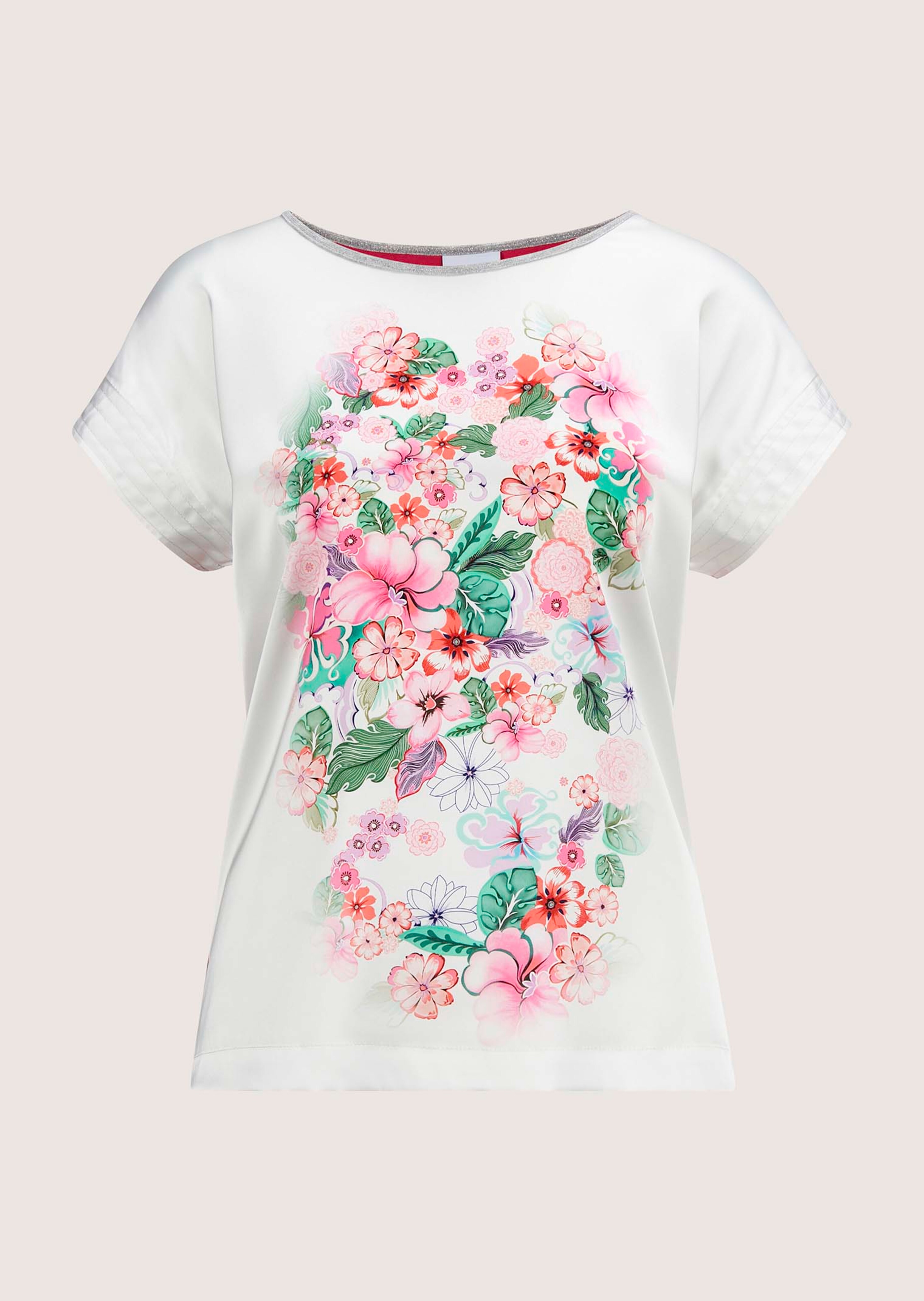 Rundhals-Shirt mit platziertem Print thumbnail 1