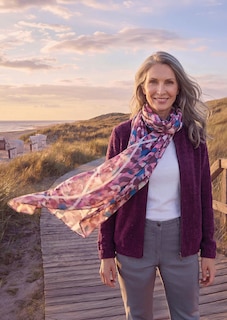 Foulard dans les tons de baies thumbnail 2
