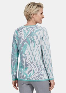Onderhoudsarme tricot pullover met katoen thumbnail 3