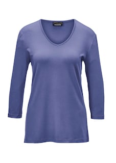 T-shirt à encolure en V et manches 3/4 thumbnail 6