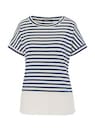 T-shirt à rayures avec base rapportée thumbnail 5