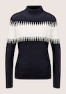 Pull avec motif à larges rayures thumbnail 6