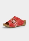 Mules en cuir avec imprimé floral thumbnail 1