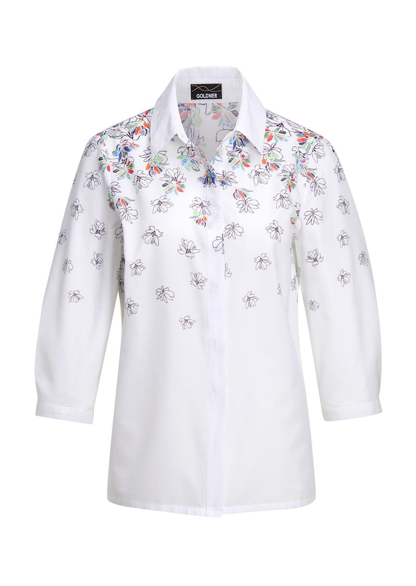 Gedessineerde blouse 5