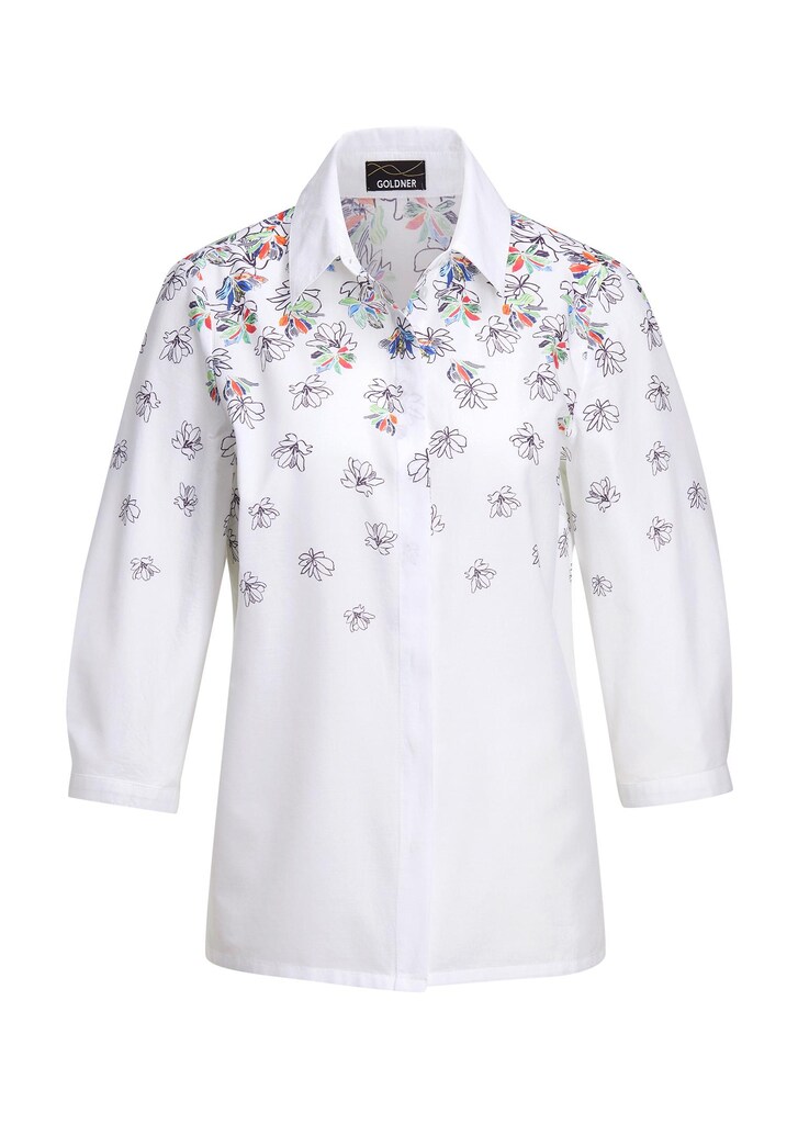 Gedessineerde blouse 5