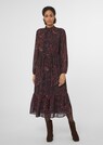 Long sleeve dress with unique print thumbnail 1