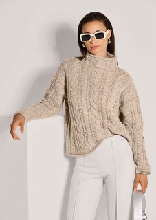 Zopf-Pullover im Oversize-Look thumbnail 4