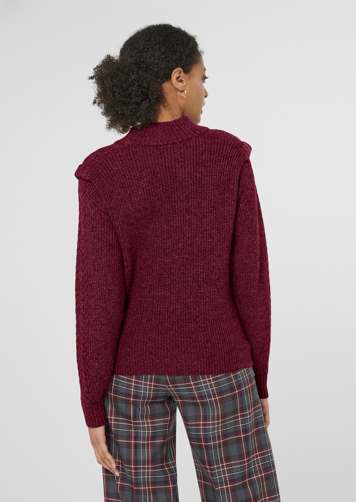Trendiger Schurwoll-Pullover 2