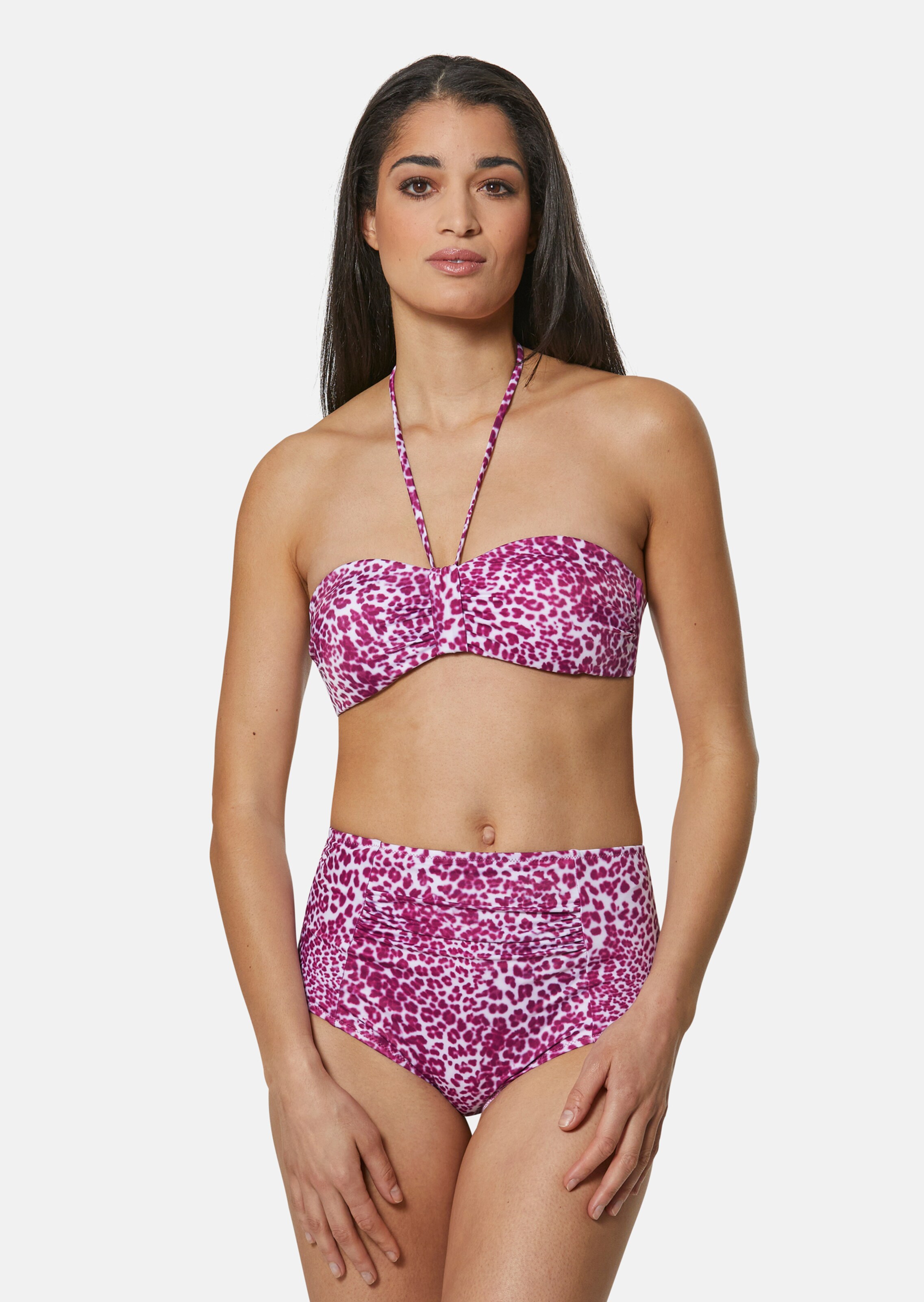 Retro-Bikini mit Leoprint