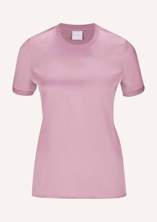 Blouse en soie avec empiècements en maille côtelée thumbnail 7