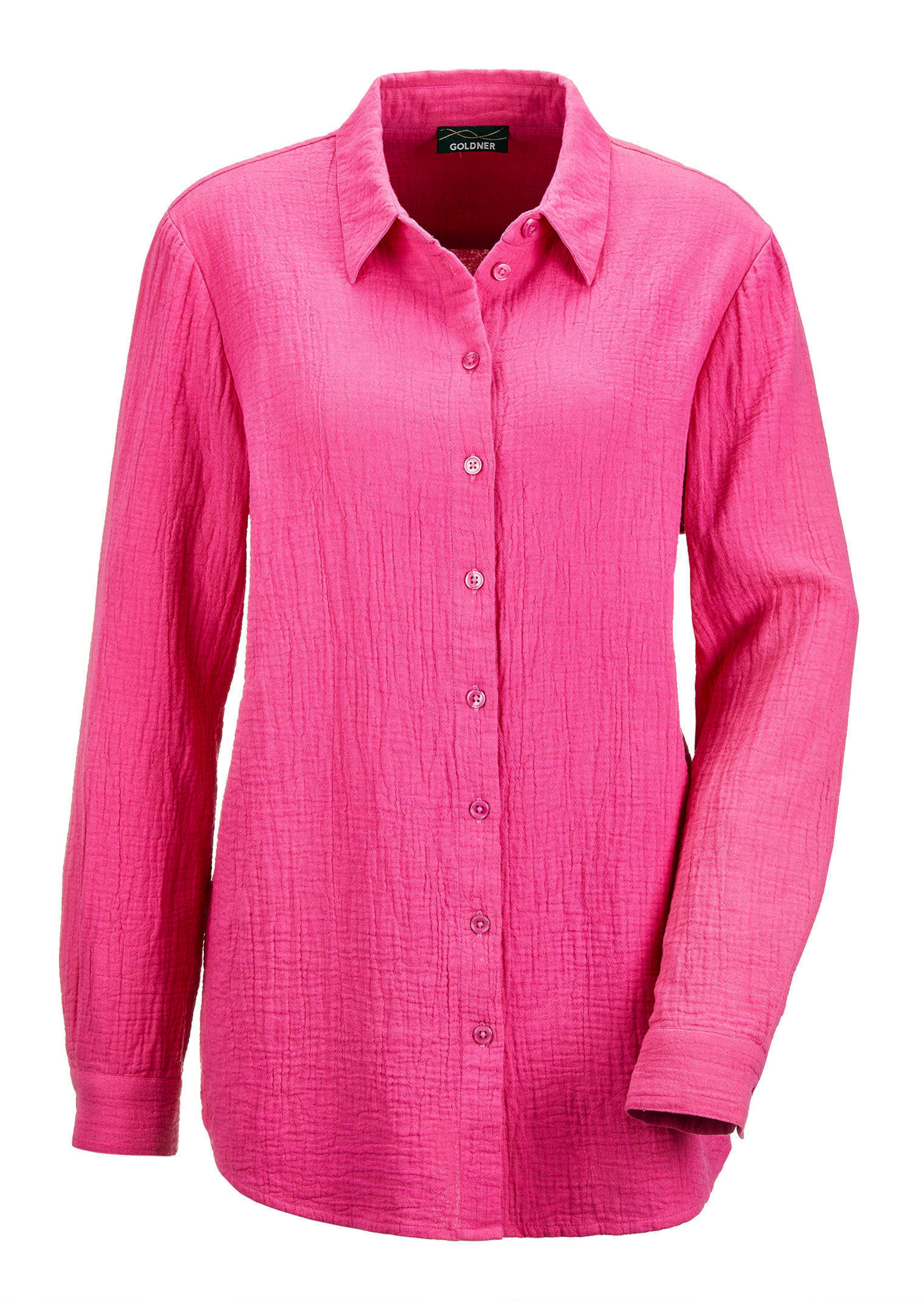 Hemdbluse aus Baumwoll-Musselin