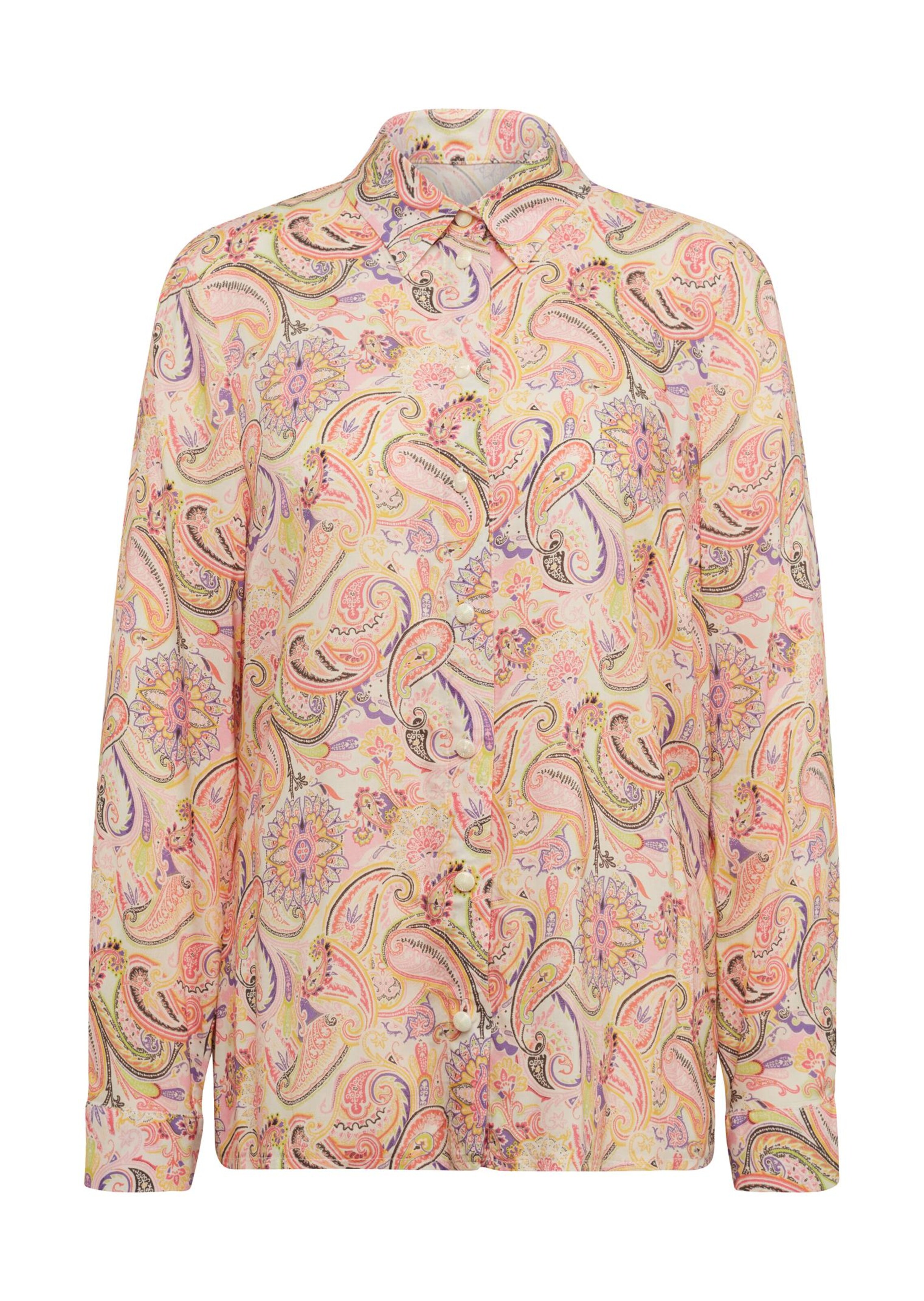 Chemisier imprimé en viscose de qualité - bunt / à motifs - Gr. 44 de Goldner Fashion