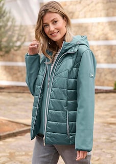 Veste matelassée avec manches en Softshell thumbnail 7