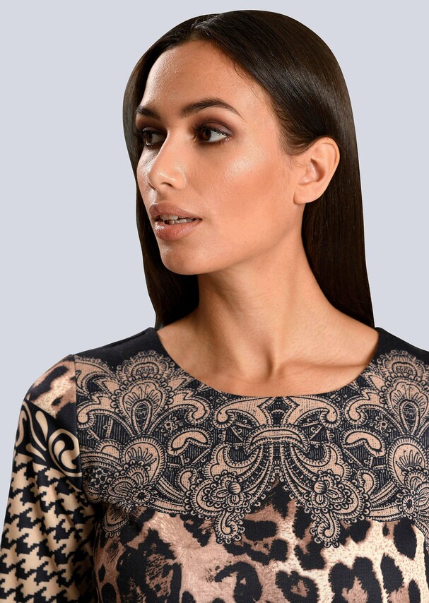 Etuikleid im Mustermix aus Jersey 3