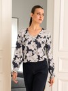 Bluse mit floralem Druck thumbnail 7