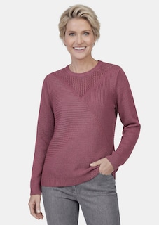 Pflegeleichter Pullover in hochwertiger Rippenstruktur thumbnail 1