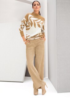 Pantalon à jambes larges en velours côtelé thumbnail 7