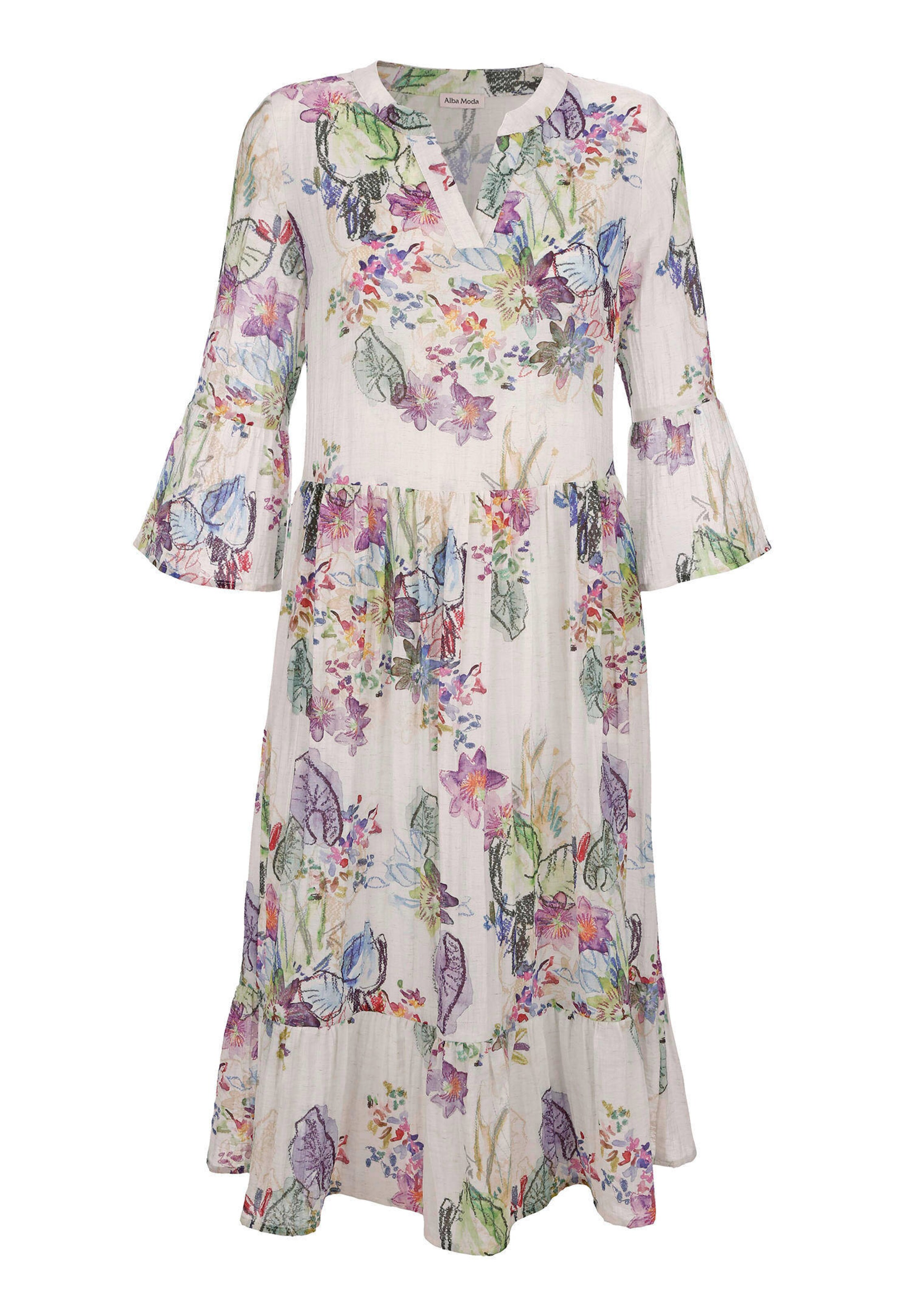 Kleid mit Blumendruck 4