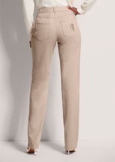 Jean M jambe droite avec imprimé logo thumbnail 3