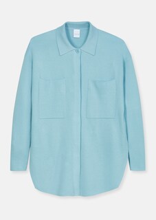 Fine knit shirt in a casual oversized shape thumbnail 1