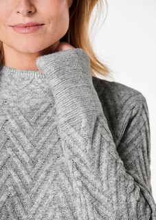 Pullover met luxueuze tricot structuur thumbnail 5