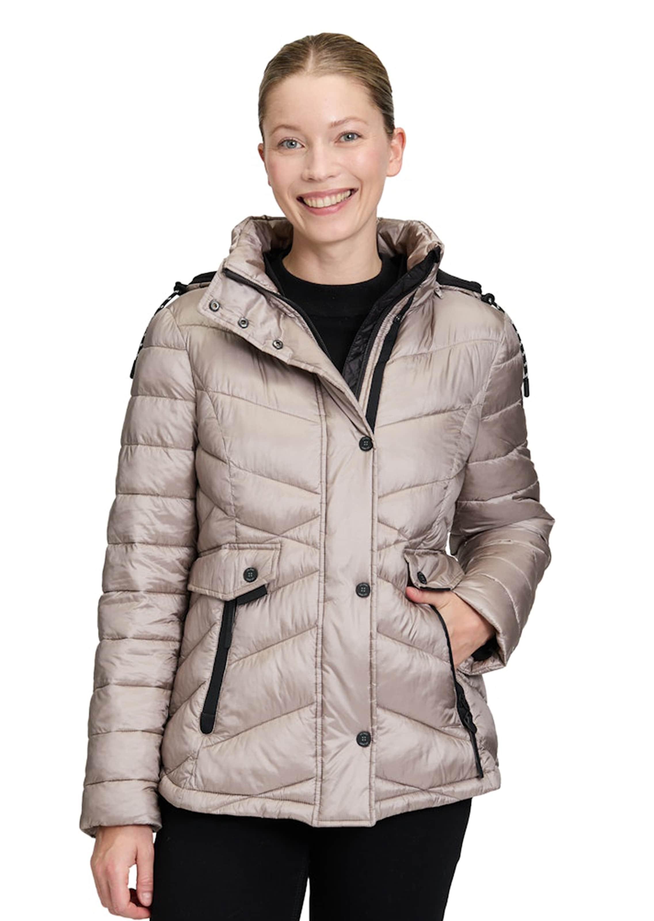 Dick wattierte Steppjacke aus Kunstdaune