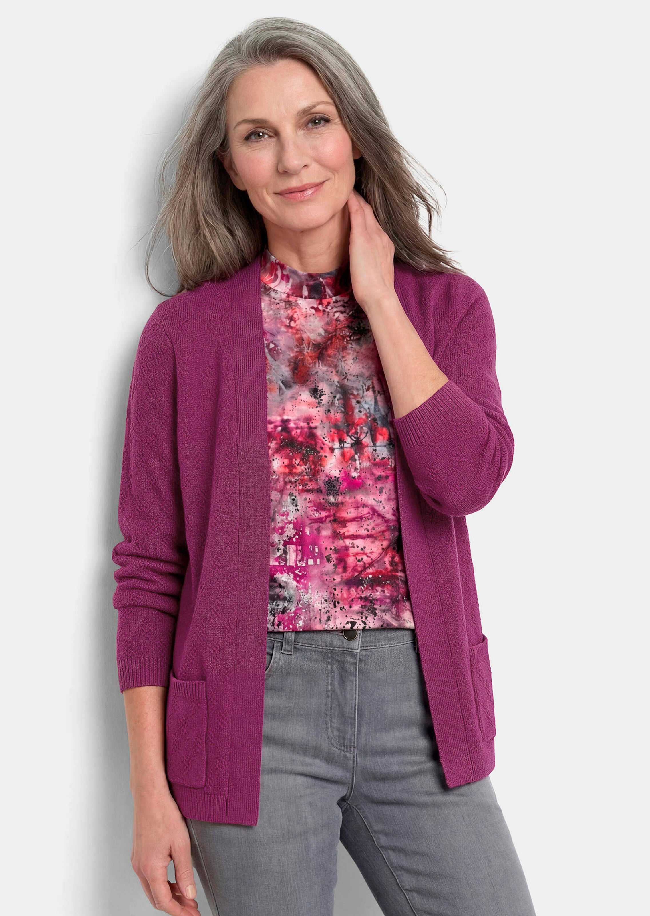 Cardigan van puur katoen