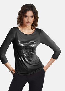 Bedrucktes Jersey-Shirt mit 3/4-Ärmeln thumbnail 5