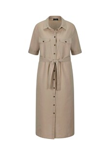 Safarikleid aus Baumwolle und Leinen thumbnail 6