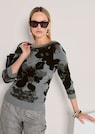Jacquard-Pullover mit 3/4-Ärmeln thumbnail 4