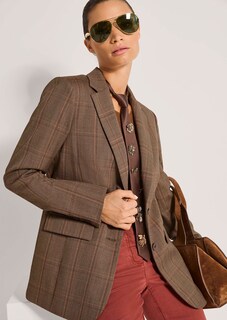 Karierter Blazer im Brit-Chic-Stil thumbnail 4