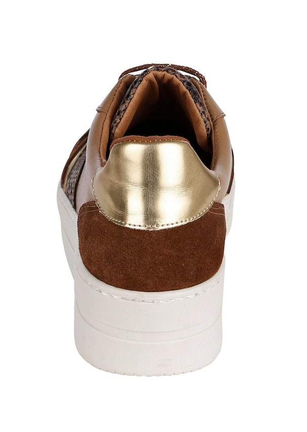 Sneaker mit Schlangenakzente 3