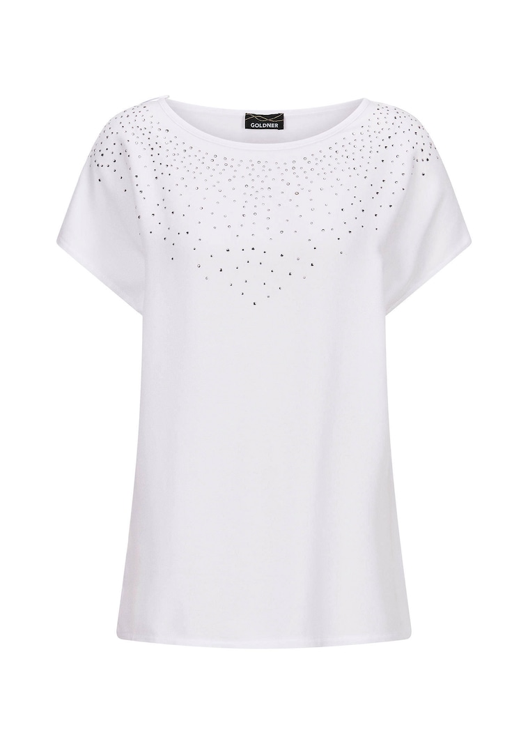 Bluse mit Glitzersteinen