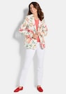 Floraler Blazer aus Waffel-Jersey thumbnail 2