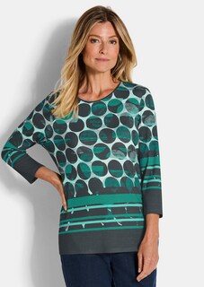 Jersey shirt met stippen thumbnail 1