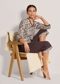 Pyjama mit abstraktem Zebra-Print thumbnail 3