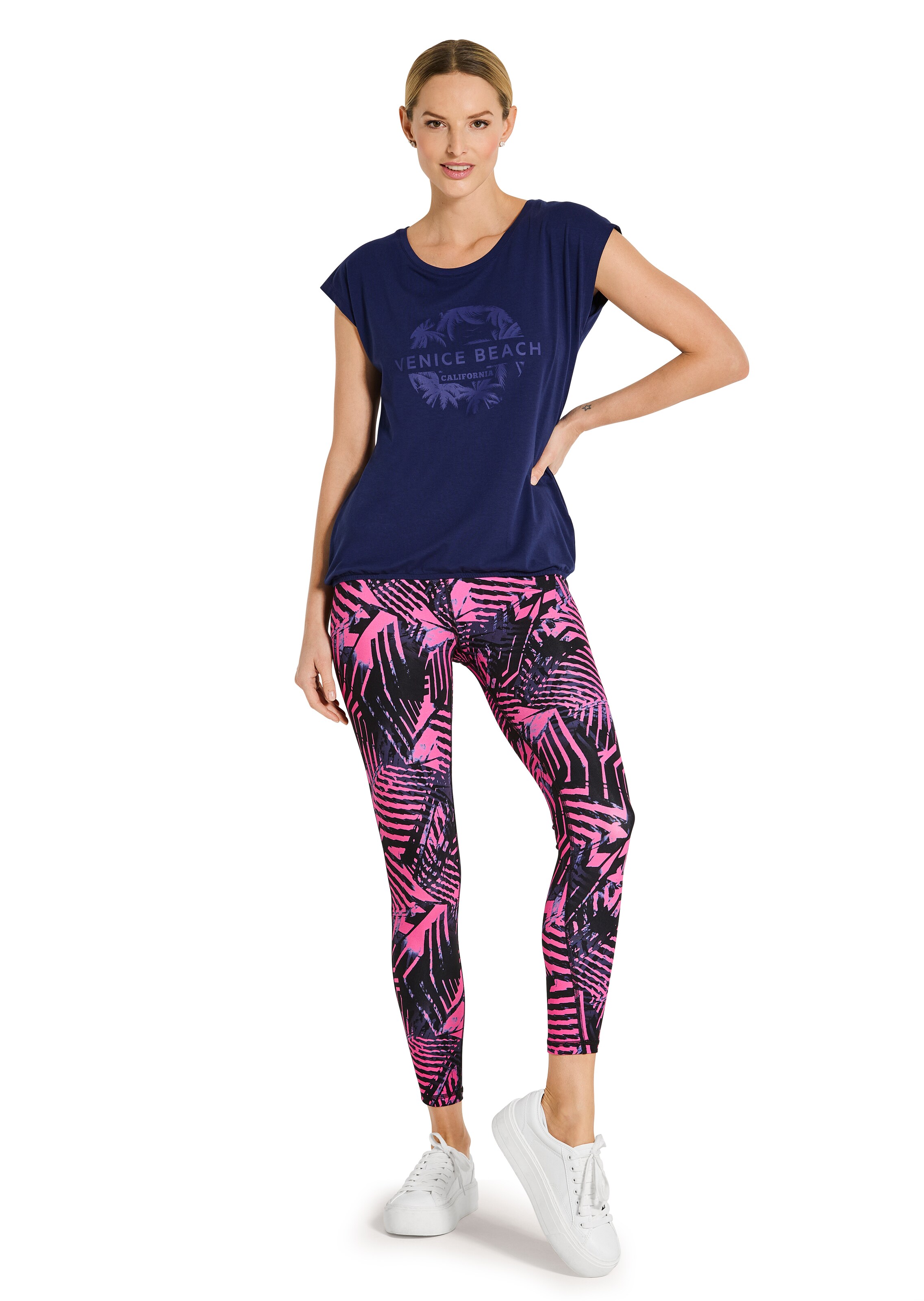 Sport-Leggings mit Allover-Print