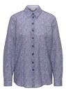 Interessant gestreepte blouse met extra print thumbnail 2