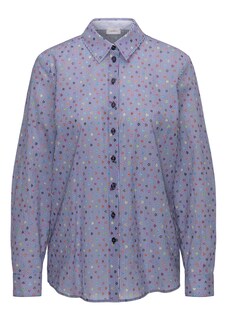 Interessant gestreepte blouse met extra print thumbnail 2