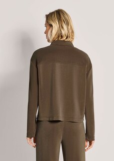 Oversize Hemdbluse mit aufgesetzten Taschen thumbnail 3