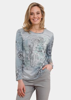 Glänzendes Digitaldruck-Shirt thumbnail 4
